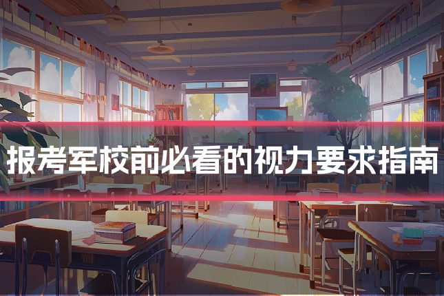 报考军校前必看的视力要求指南