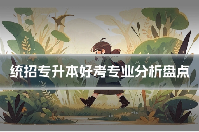 统招专升本好考专业分析盘点