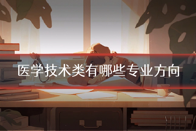 医学技术类有哪些专业方向