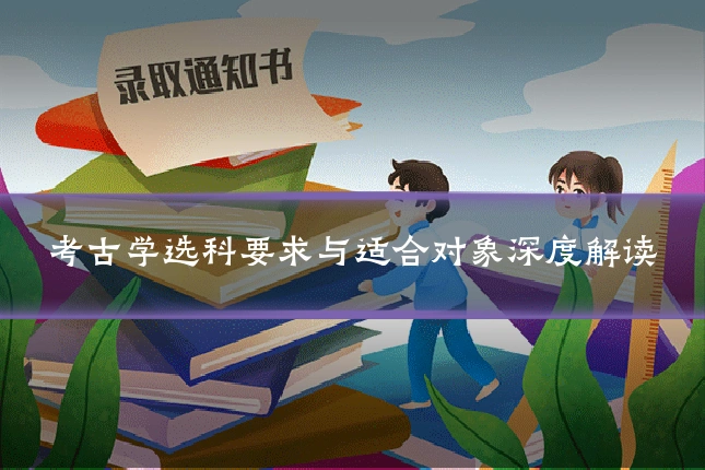 考古学选科要求与适合对象深度解读