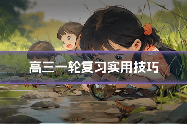 高三一轮复习实用技巧
