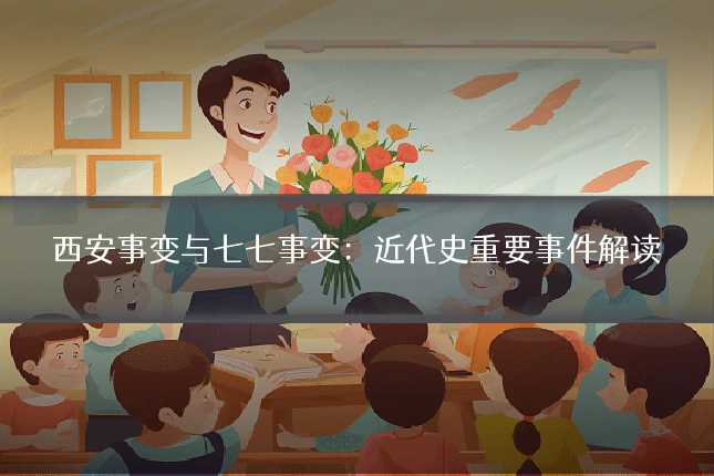 西安事变与七七事变：近代史重要事件解读