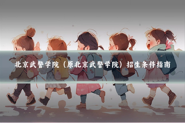 北京武警学院（原北京武警学院）招生条件指南