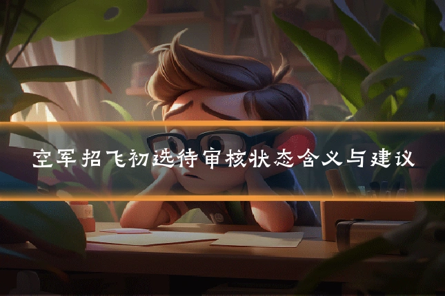 空军招飞初选待审核状态含义与建议