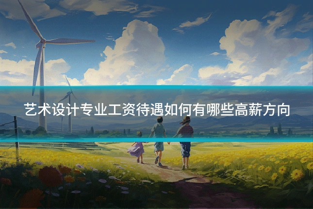 艺术设计专业工资待遇如何有哪些高薪方向