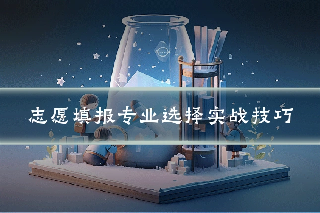 志愿填报专业选择实战技巧