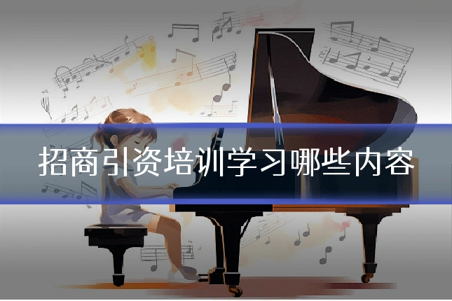 招商引资培训学习哪些内容