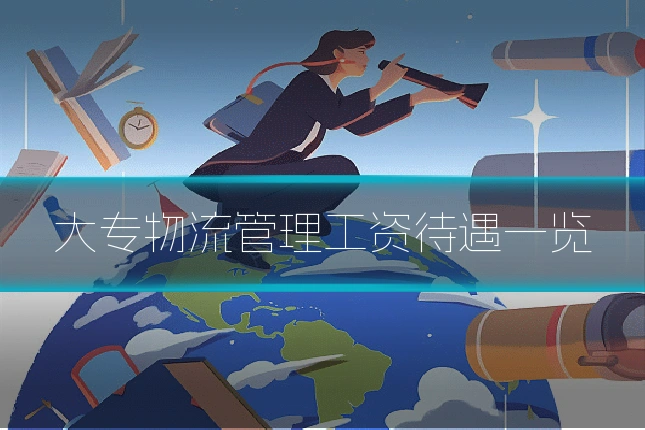 大专物流管理工资待遇一览