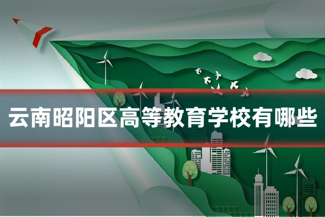 云南昭阳区高等教育学校有哪些