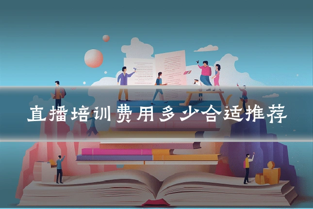 直播培训费用多少合适推荐