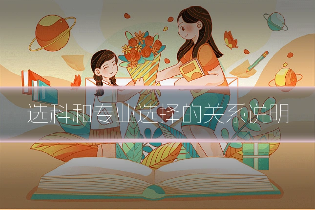选科和专业选择的关系说明
