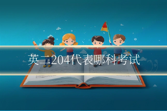 英二204代表哪科考试