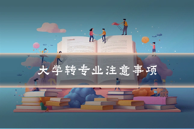 大学转专业注意事项