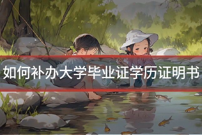 如何补办大学毕业证学历证明书