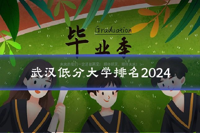 武汉低分大学排名2024