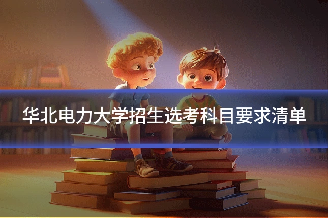 华北电力大学招生选考科目要求清单