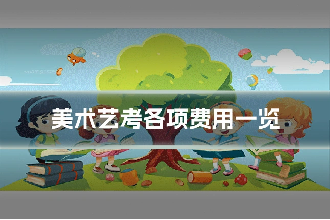 美术艺考各项费用一览