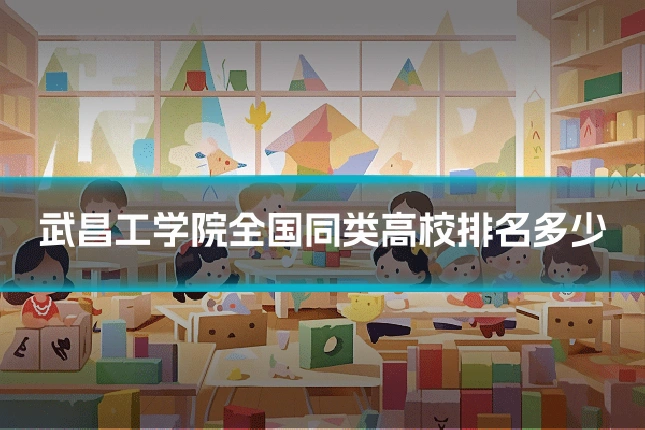 武昌工学院全国同类高校排名多少