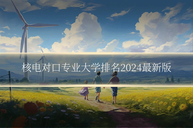 核电对口专业大学排名2024最新版