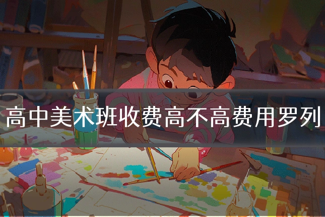 高中美术班收费高不高费用罗列