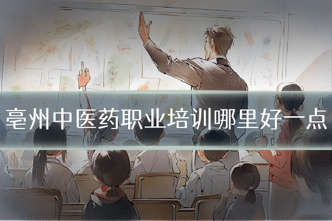 亳州中医药职业培训哪里好一点