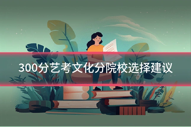 300分艺考文化分院校选择建议