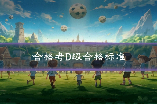 合格考D级合格标准