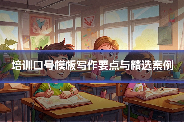 培训口号模板写作要点与精选案例