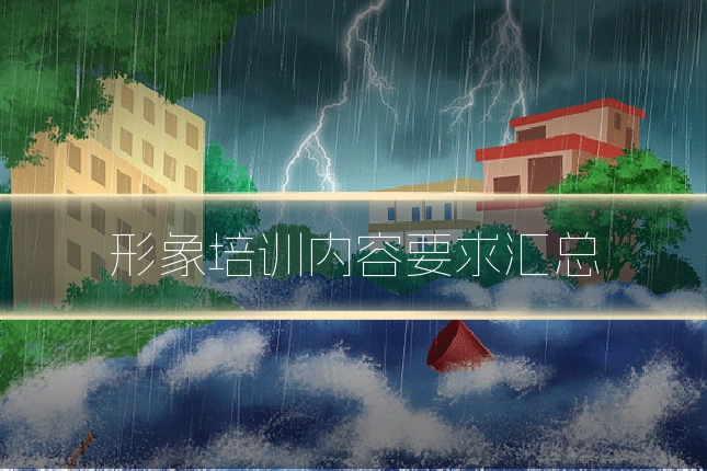 形象培训内容要求汇总