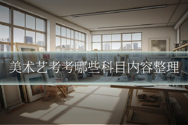 美术艺考考哪些科目内容整理