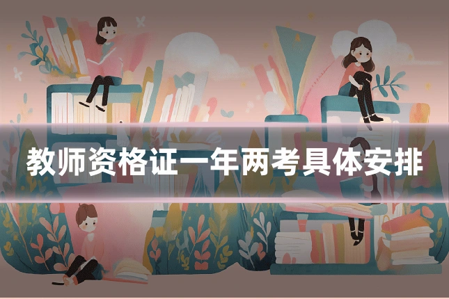 教师资格证一年两考具体安排