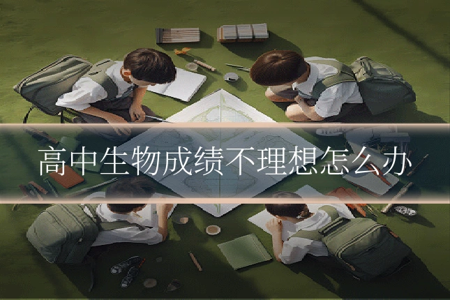 高中生物成绩不理想怎么办