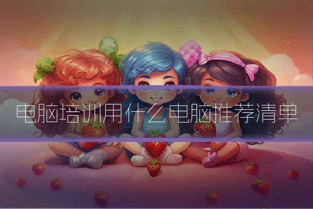 电脑培训用什么电脑推荐清单
