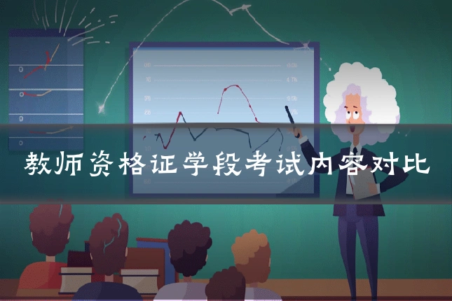教师资格证学段考试内容对比