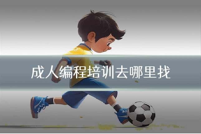 成人编程培训去哪里找