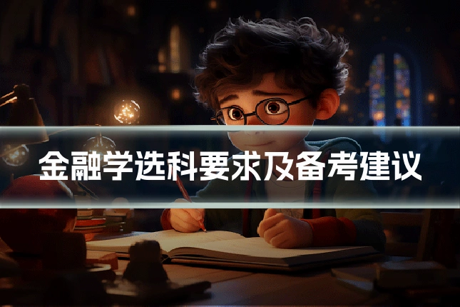金融学选科要求及备考建议