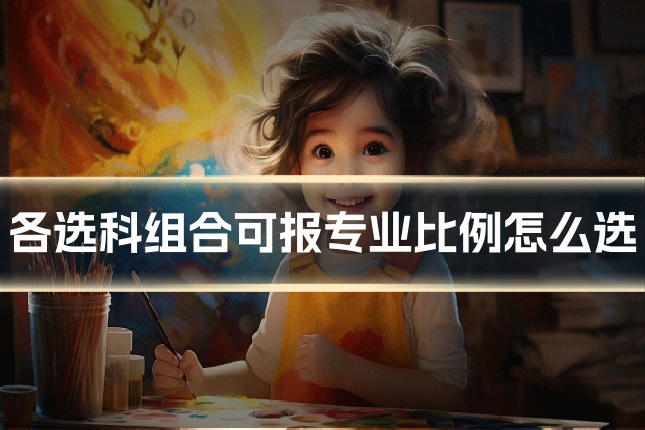 各选科组合可报专业比例怎么选