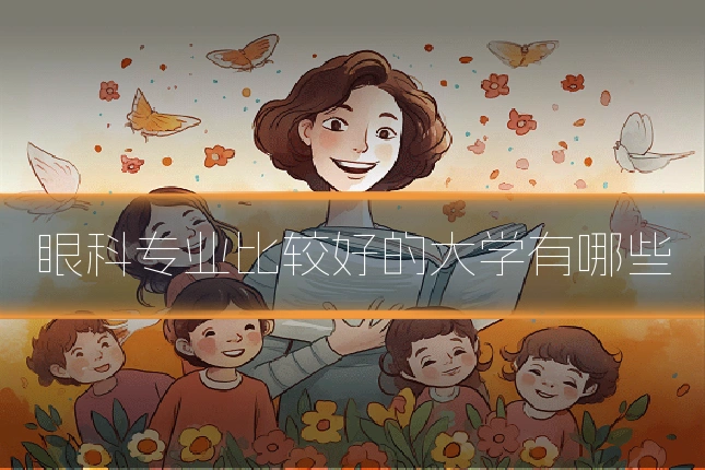 眼科专业比较好的大学有哪些