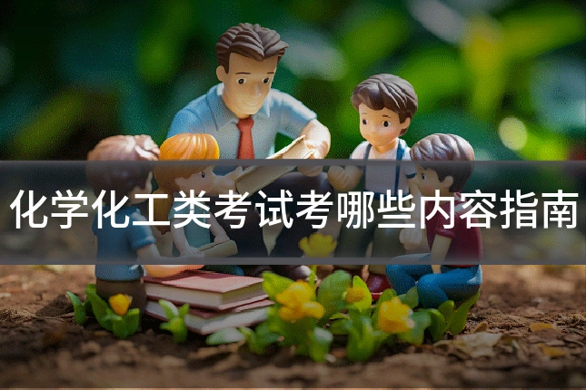 化学化工类考试考哪些内容指南
