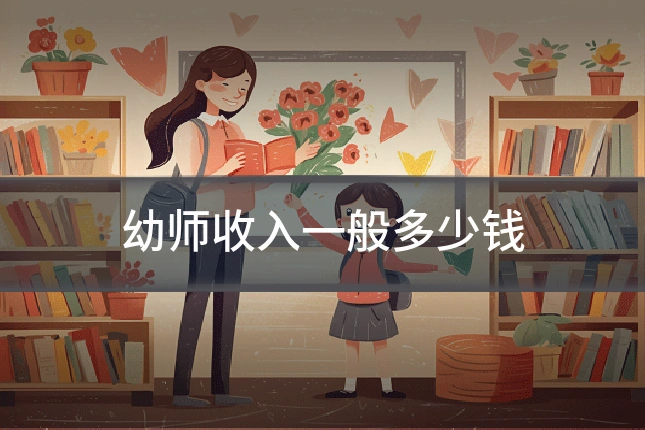 幼师收入一般多少钱