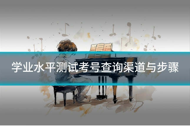 学业水平测试考号查询渠道与步骤