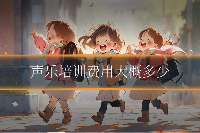 声乐培训费用大概多少