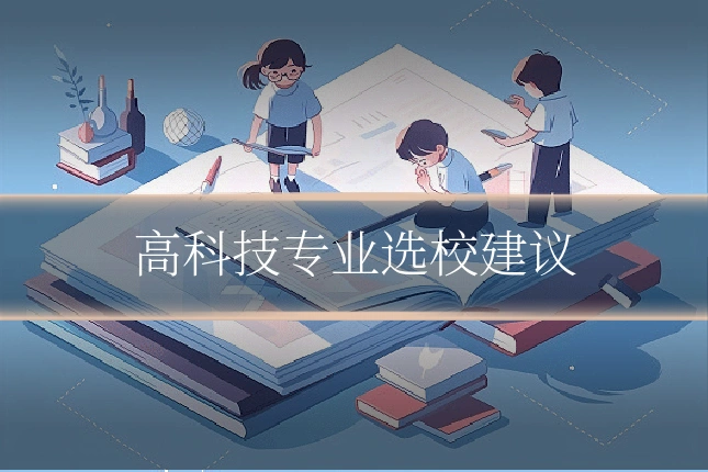 高科技专业选校建议