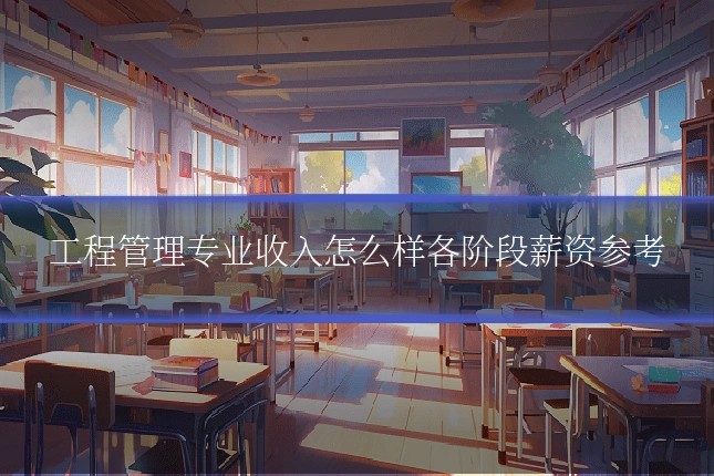 工程管理专业收入怎么样各阶段薪资参考