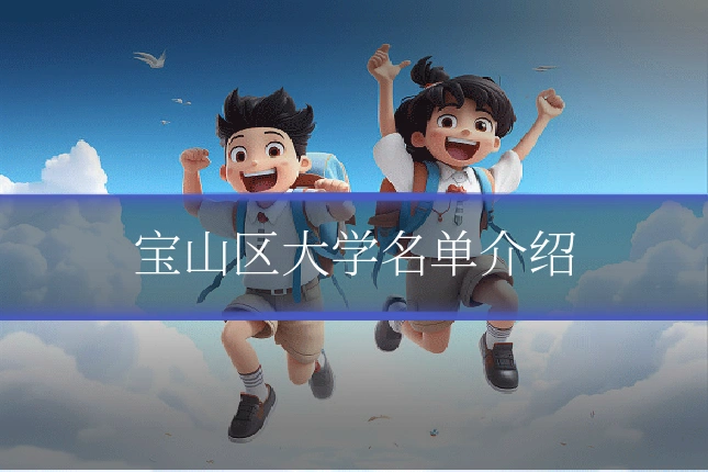 宝山区大学名单介绍