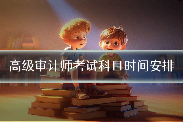 高级审计师考试科目时间安排