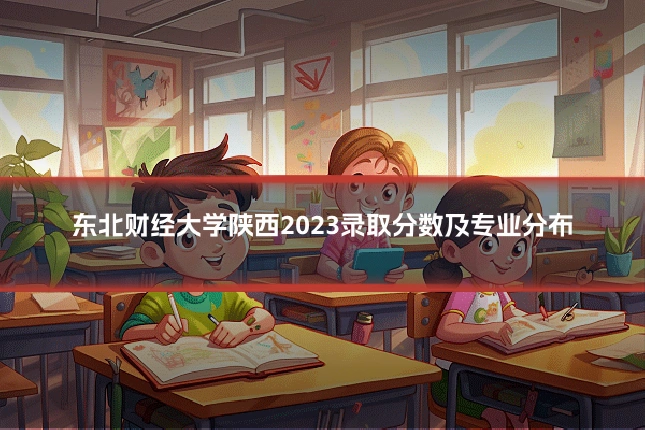 东北财经大学陕西2023录取分数及专业分布