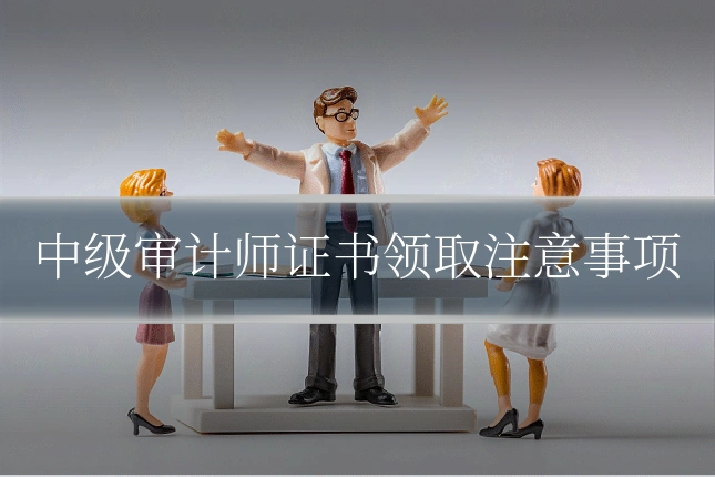 中级审计师证书领取注意事项