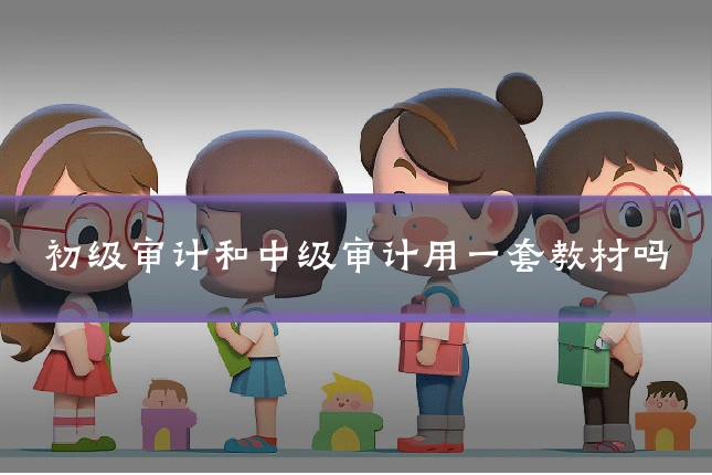 初级审计和中级审计用一套教材吗
