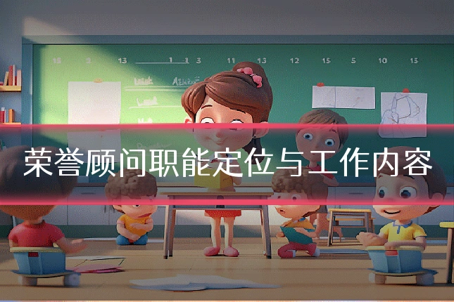 荣誉顾问职能定位与工作内容
